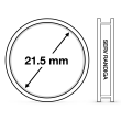SAFE Mündikapsel 25-pakk - d 21.5 mm (5 eurosenti)